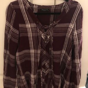 Maven West Plaid Blouse